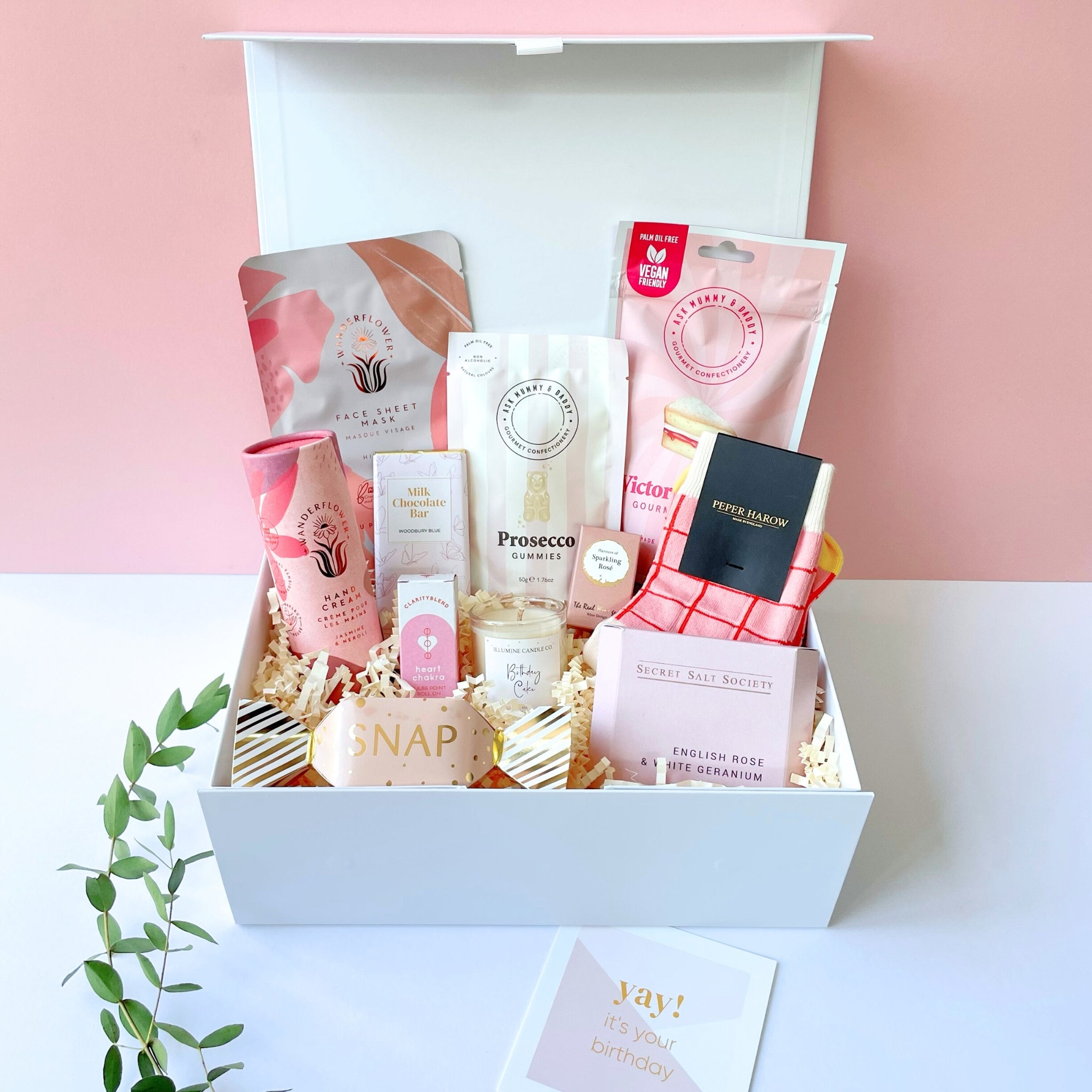 Build a gift box filled with products from small UK businesses
