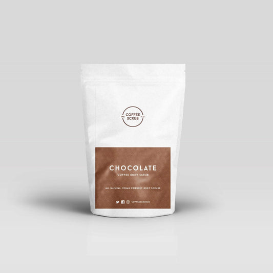 Chocolate coffee body scrub, all natural and vegan friendly