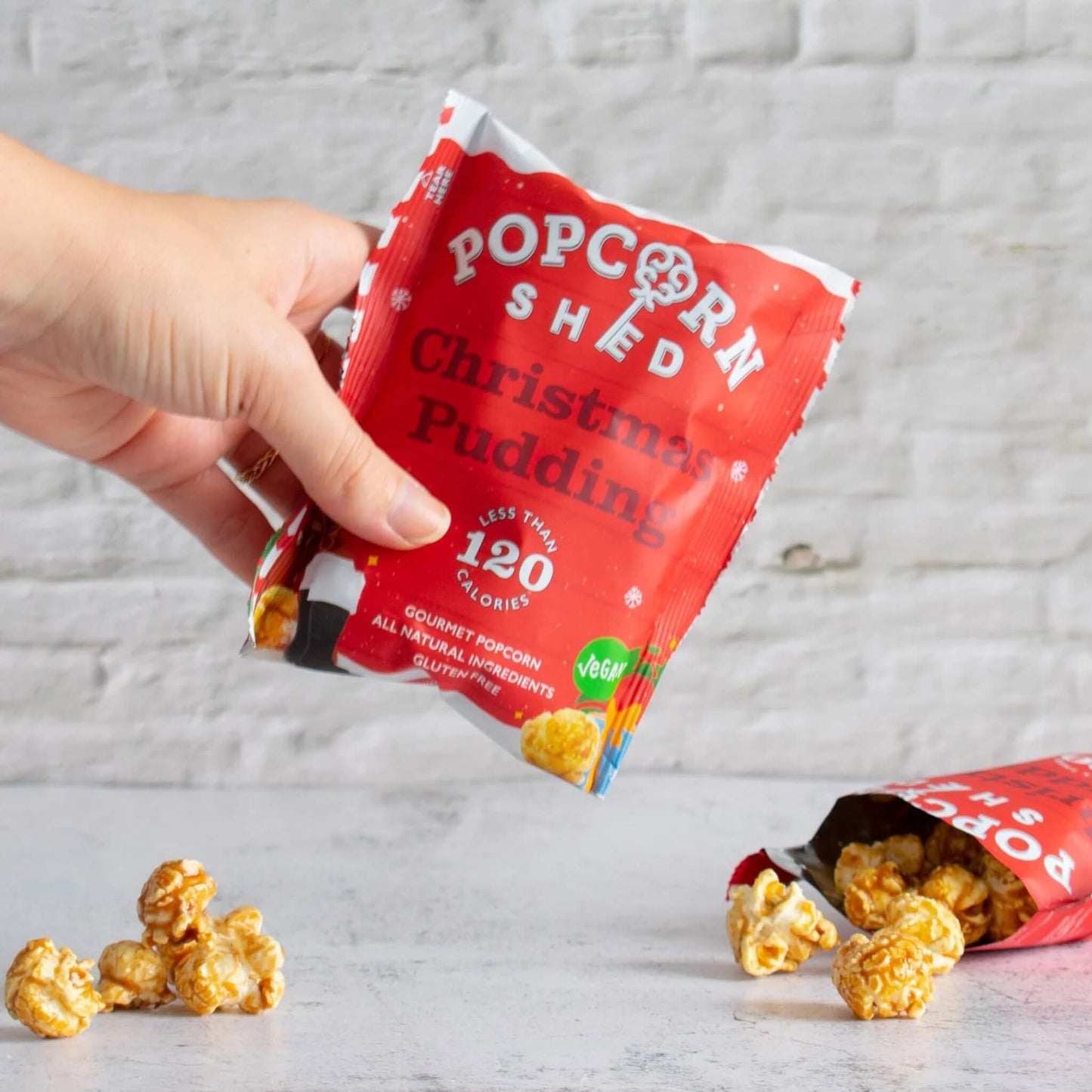 Christmas Pudding Gourmet Popcorn, 24g