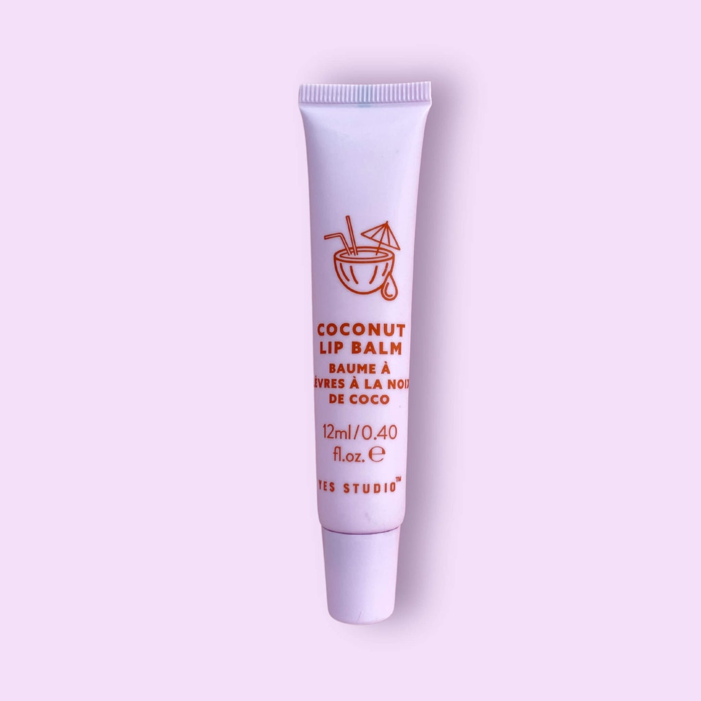 Coconut scented lip balm, 12ml tube