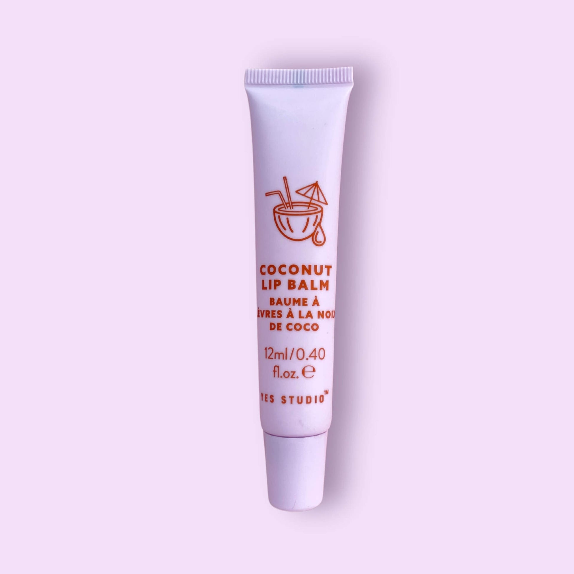 Coconut scented lip balm, 12ml tube