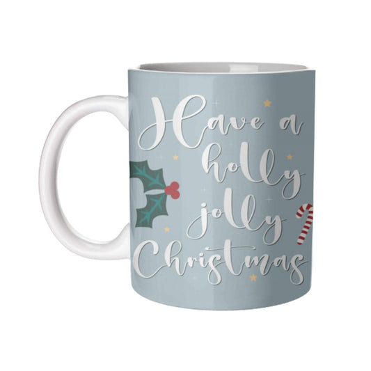 Jolly Holly Christmas Mug