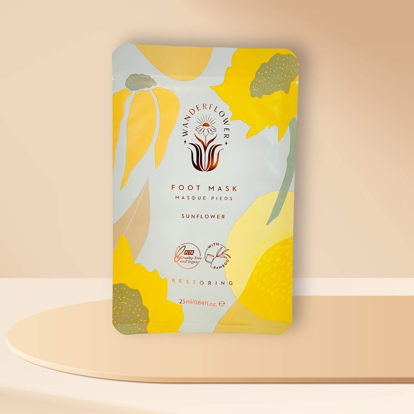 Restoring Sunflower Foot Mask