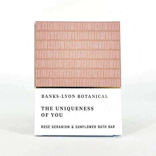Rose Geranium and Sunflower Solid Bath Oil Bar