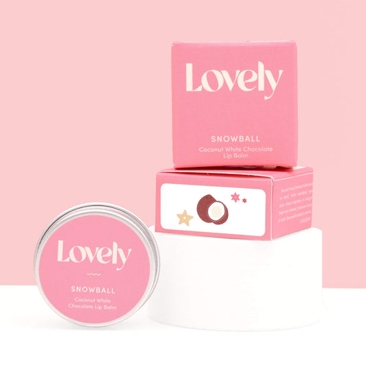 Snowball Coconut White Chocolate Lip Balm (limited Edition)