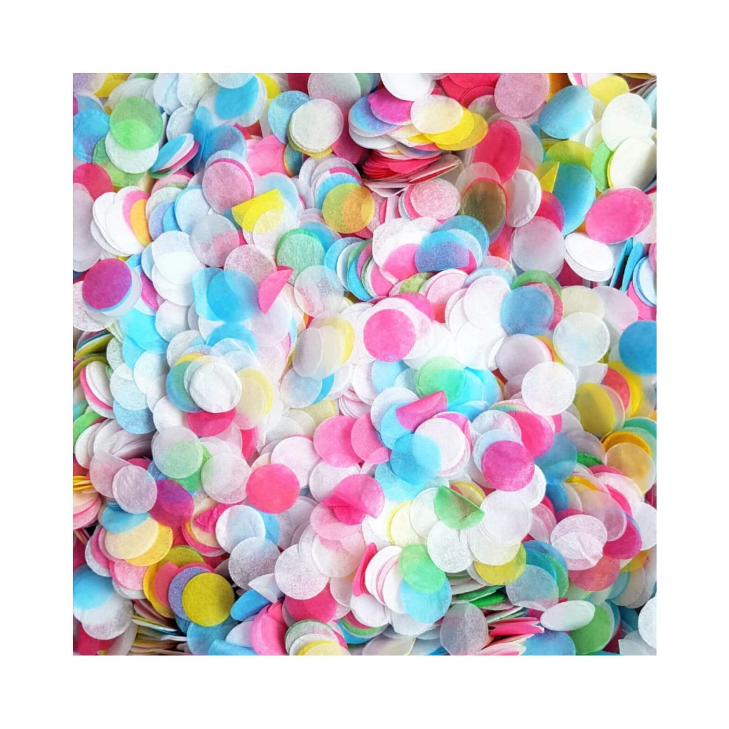 Bright pops of colour biodegradable confetti sprinkles