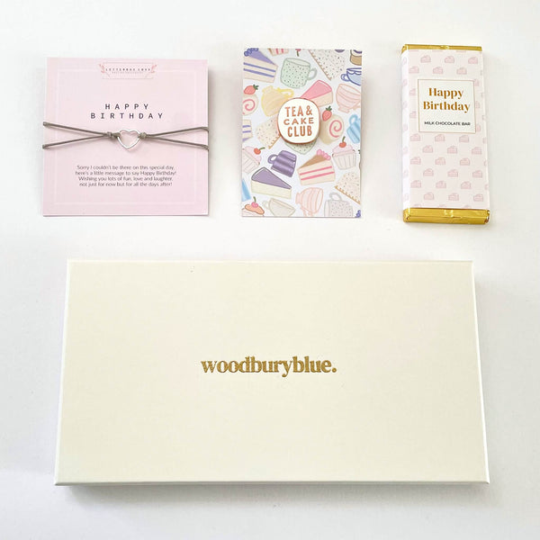Happy Birthday Letterbox Gift Set | Woodbury Blue
