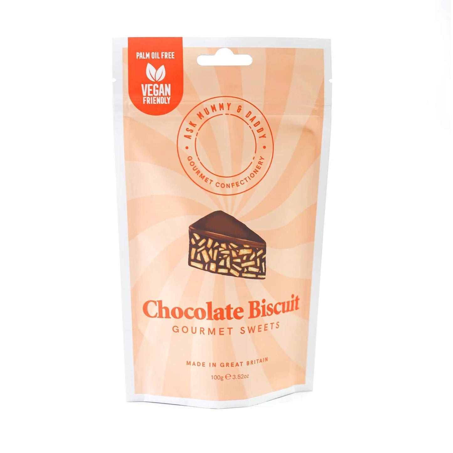 Chocolate biscuit gourmet sweets. 