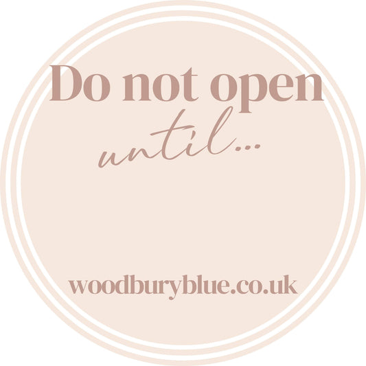 'Do Not Open Until' Sticker