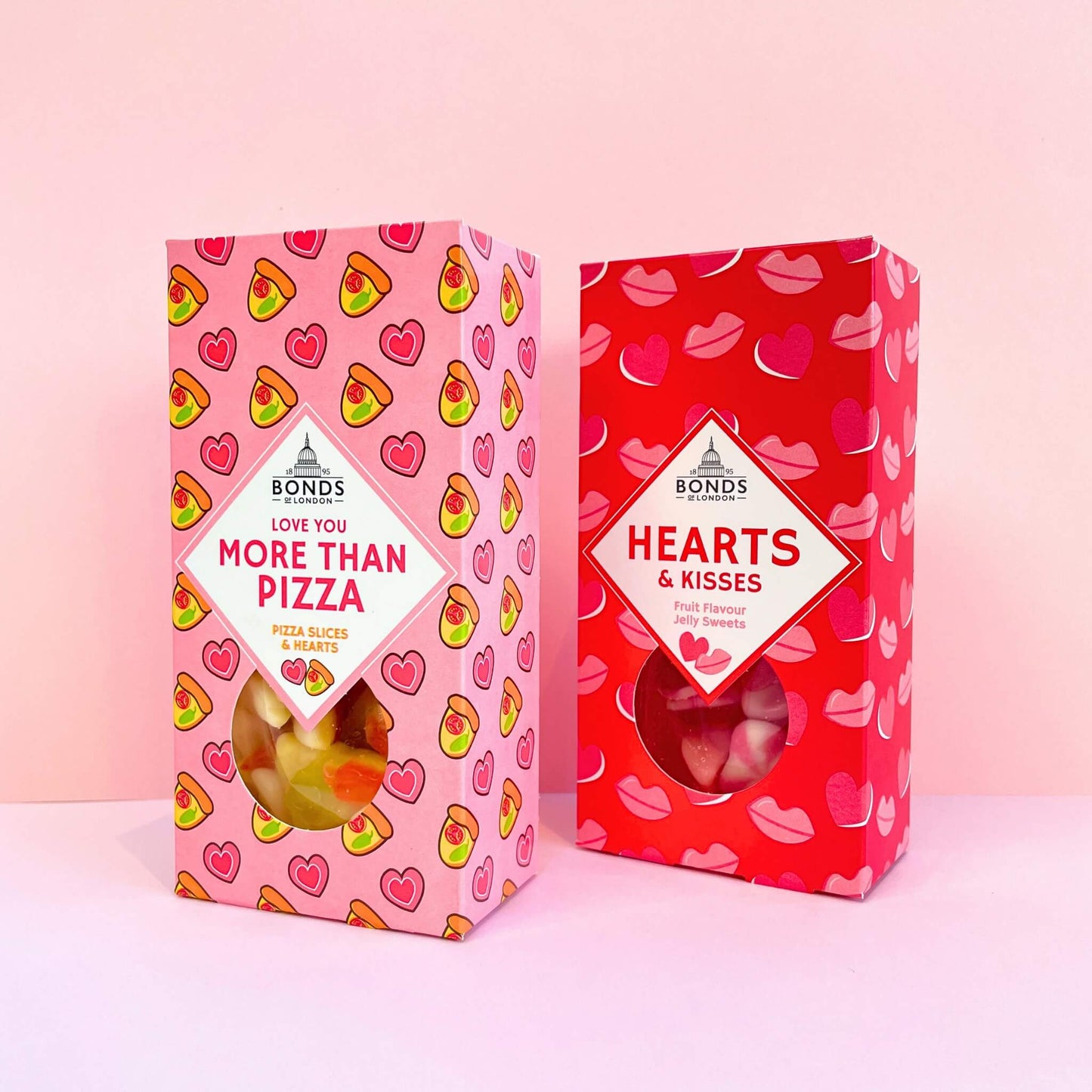 Hearts and Kisses Fruit Flavour Jelly Sweets