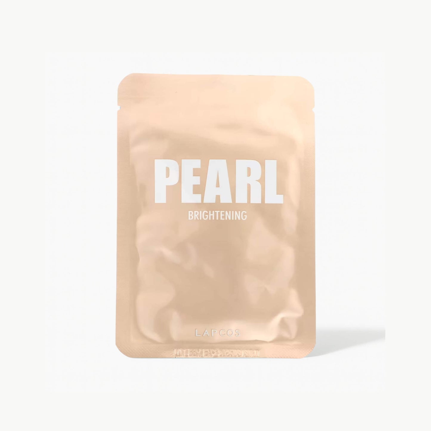 Lapcos Pearl Brightening sheet face mask with pearl extract, chamomile and lactobacillus for radiant, glowing skin