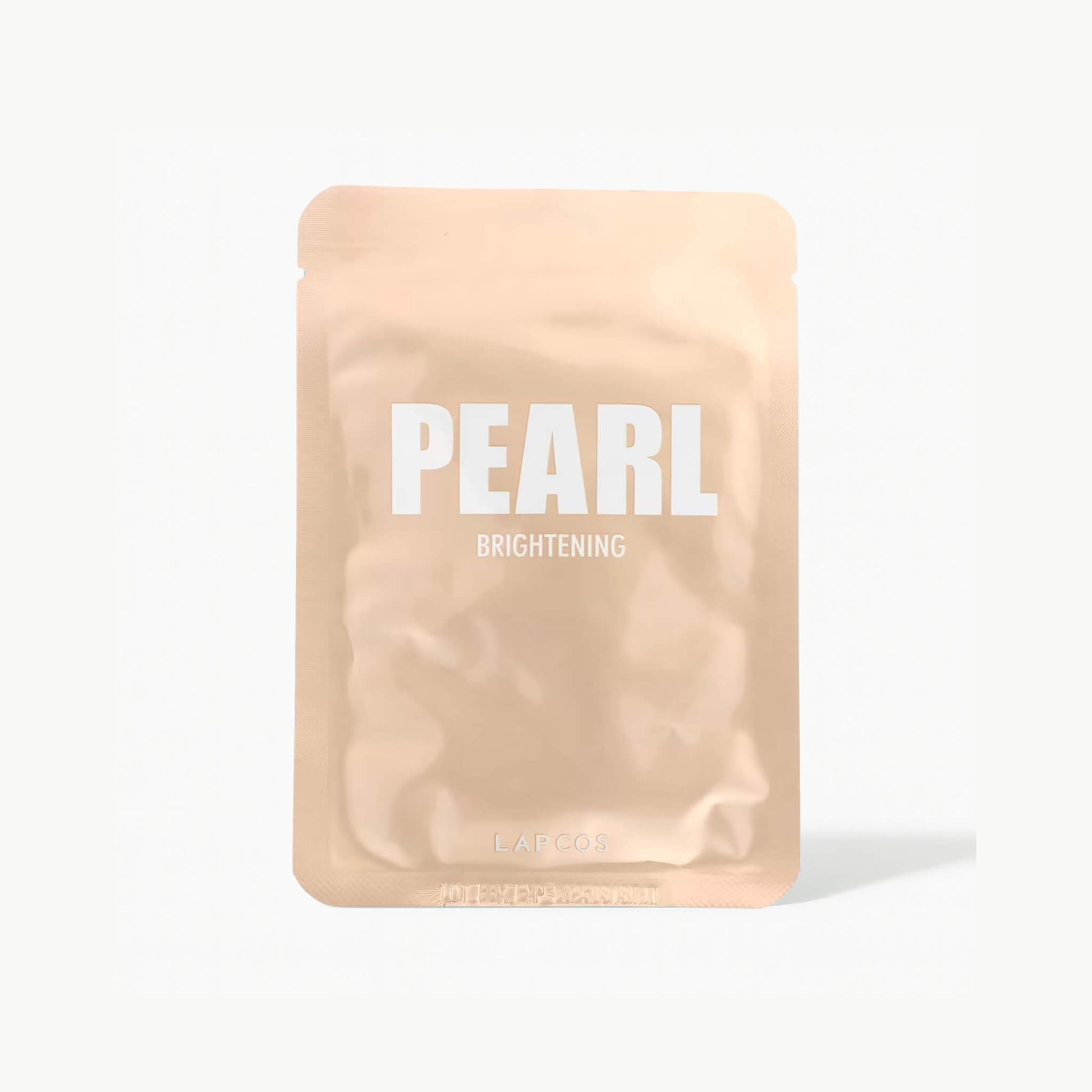 Lapcos Pearl Brightening sheet face mask with pearl extract, chamomile and lactobacillus for radiant, glowing skin