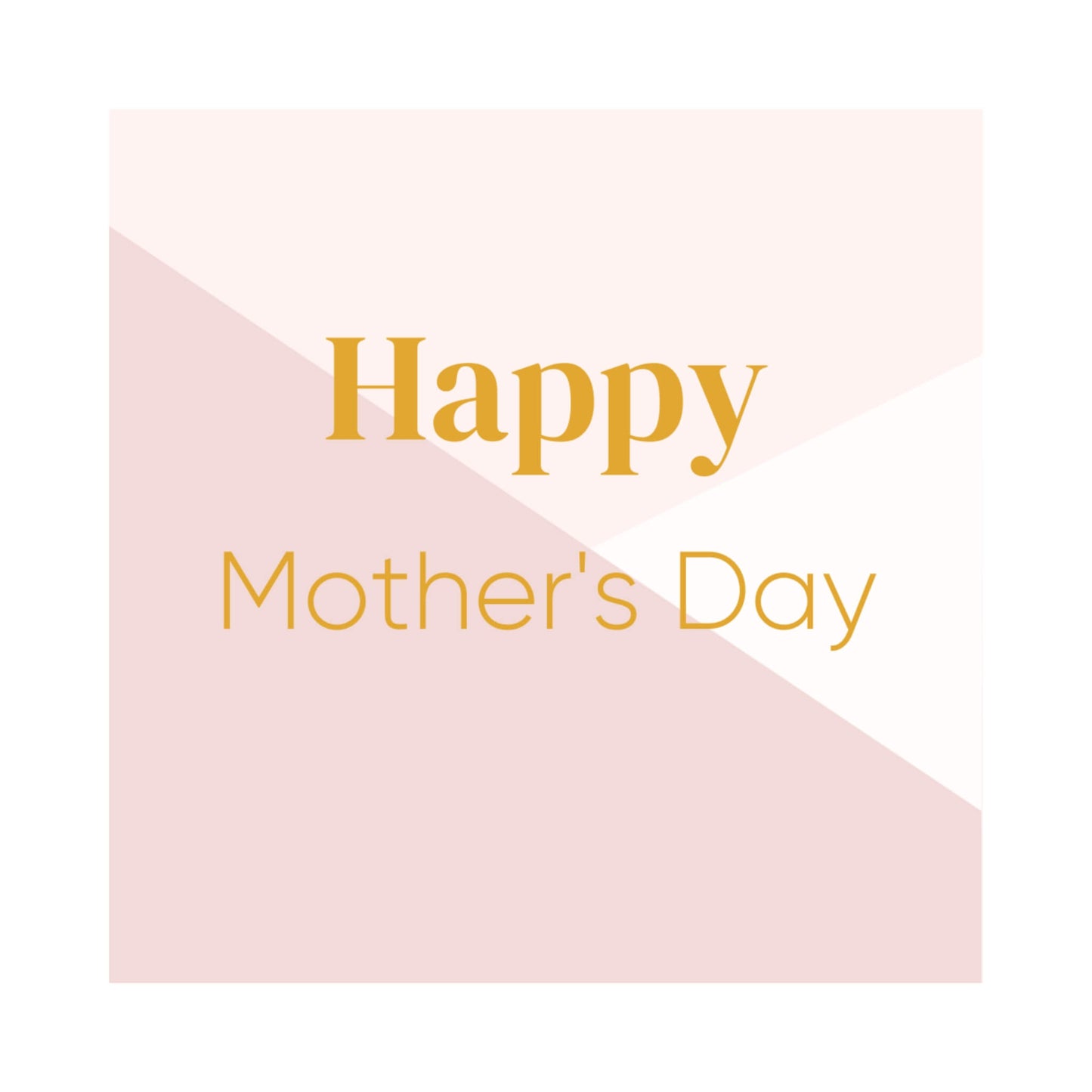 Happy Mother's Day square notecard