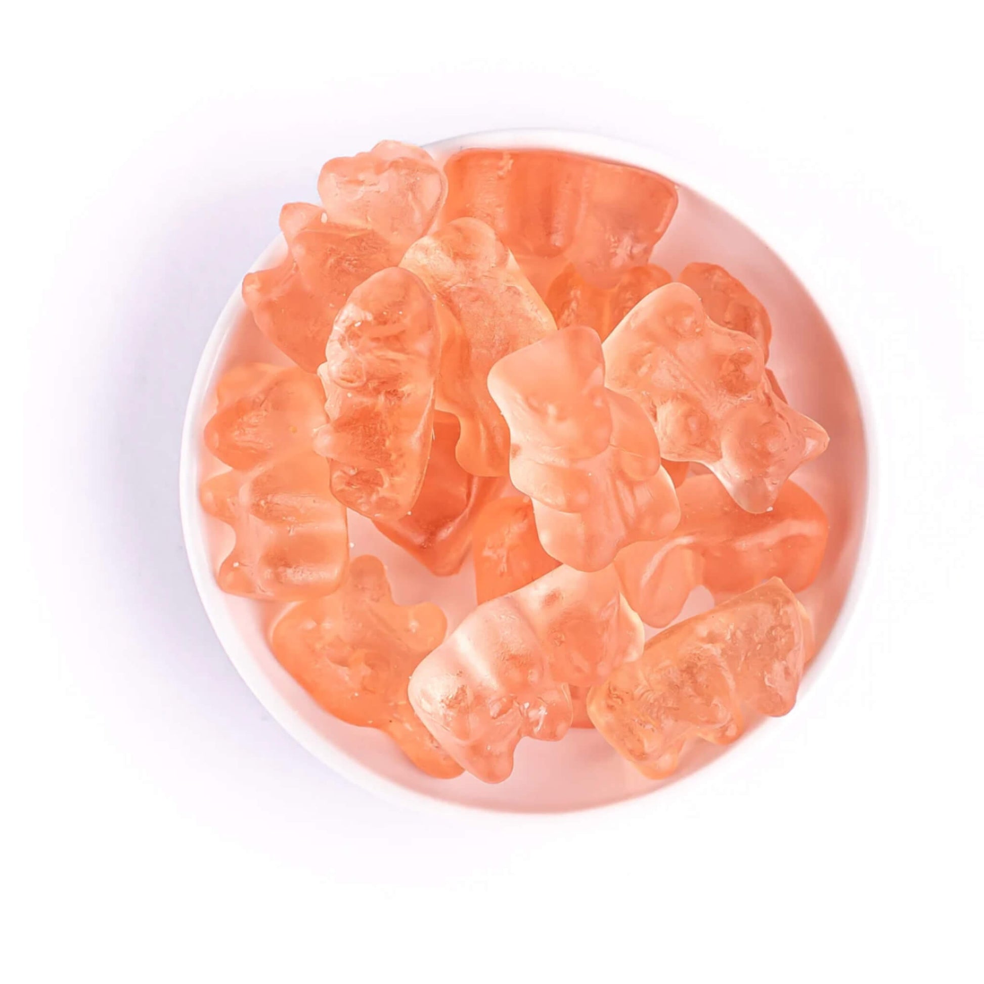 A bowl full of Prosecco Rosé gummy sweets