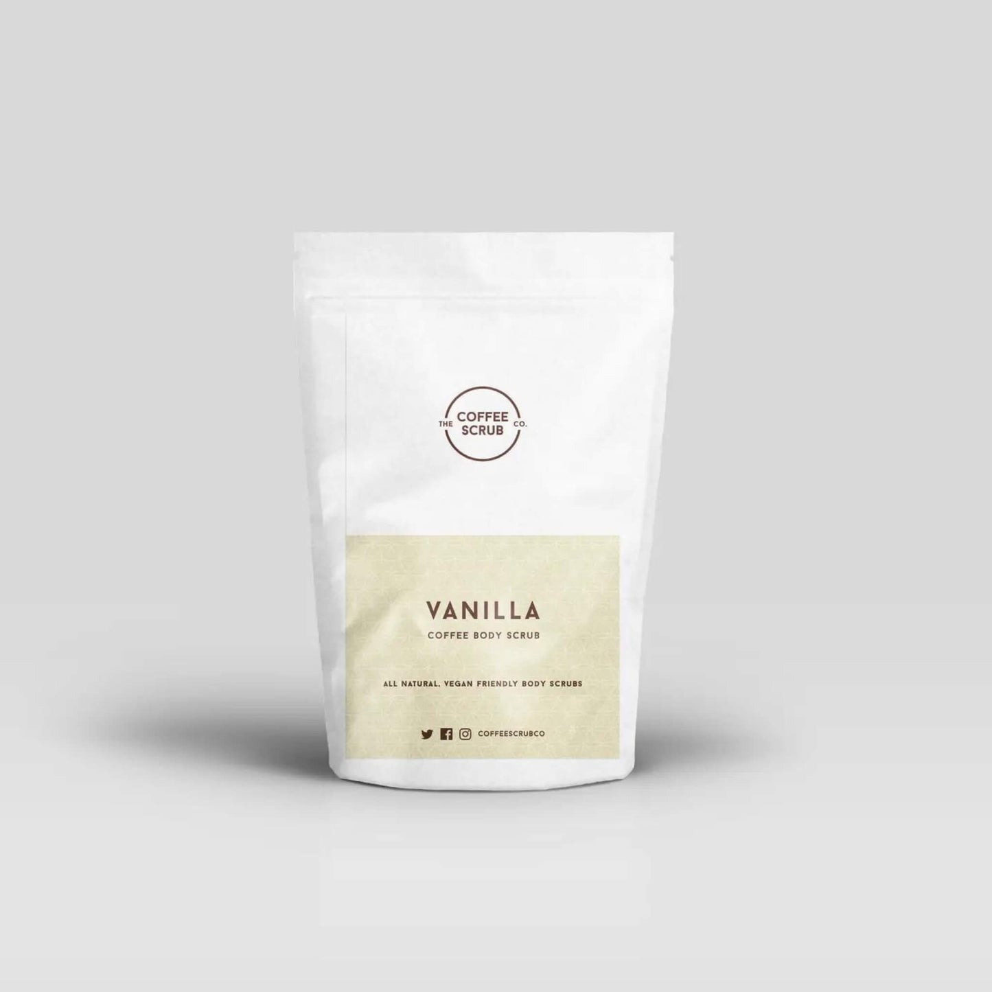 Vanilla coffee body scrub, all natural and vegan friendly