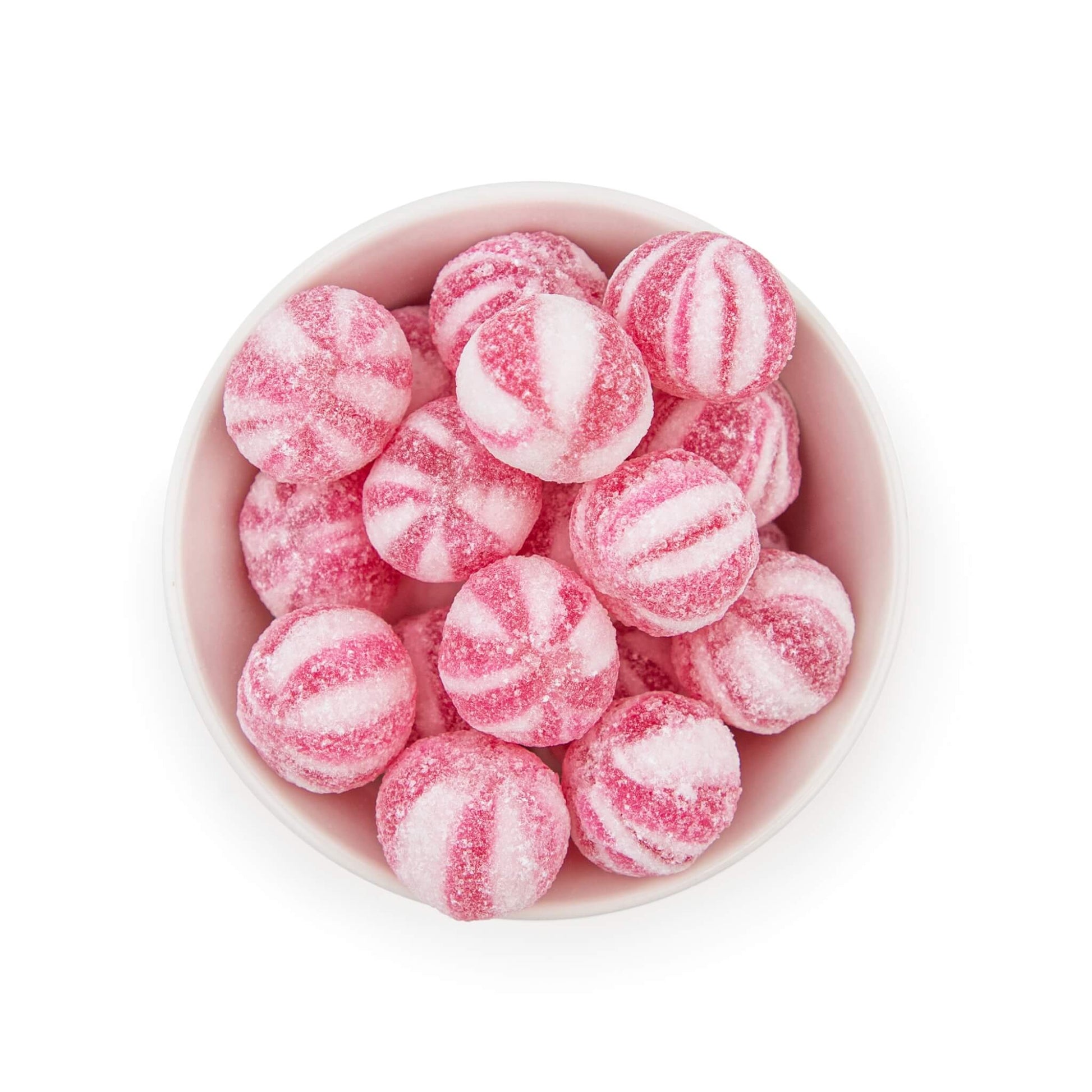 Victoria sponge sweets in a bowl