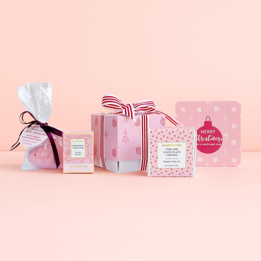 Rosy Glow Christmas Gift Box